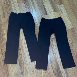 Cat & Jack Black Kids Uniform Pants Straight-Leg Pants sz 5